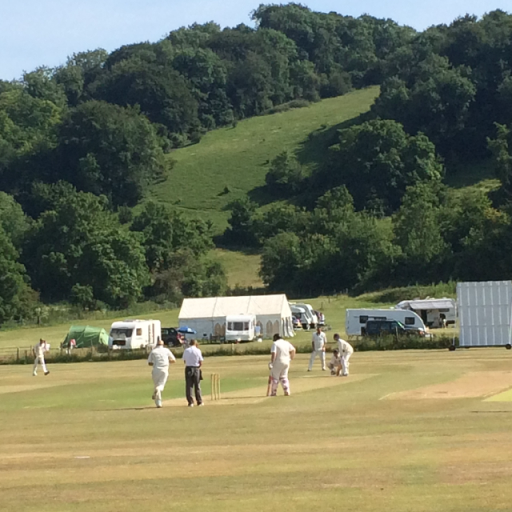 In a fantastic and tense game of cricket, Rowledge’s first team produced one of the greatest wins in its 130 year history to defeat Findon, at their own lovely ground on the South Downs, in the area final of the National Village Cup competition